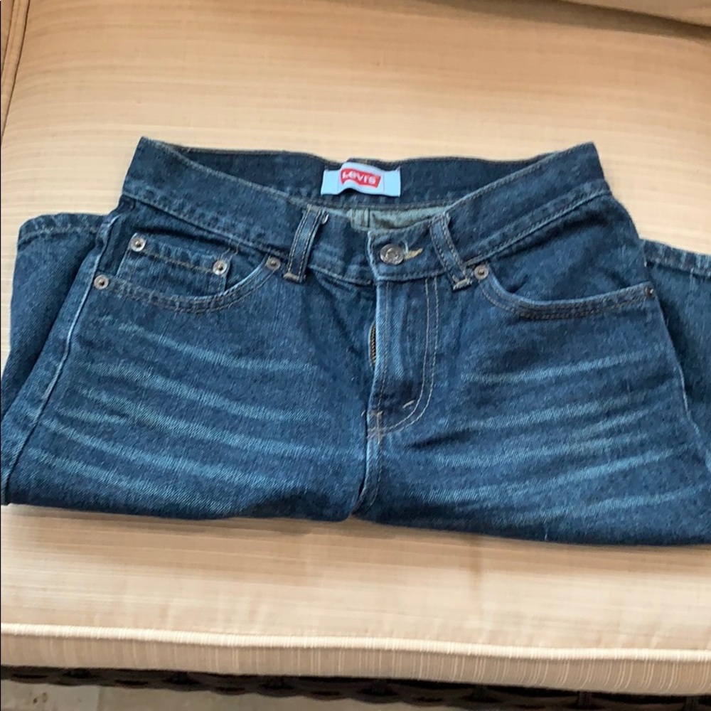 Blue jean short pants